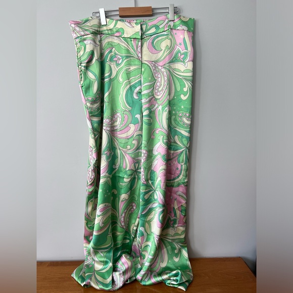 House of Harlow 1960 Pants - House of Harlow 1960 Colourful Whimsical Wide Leg Pants | Size XL